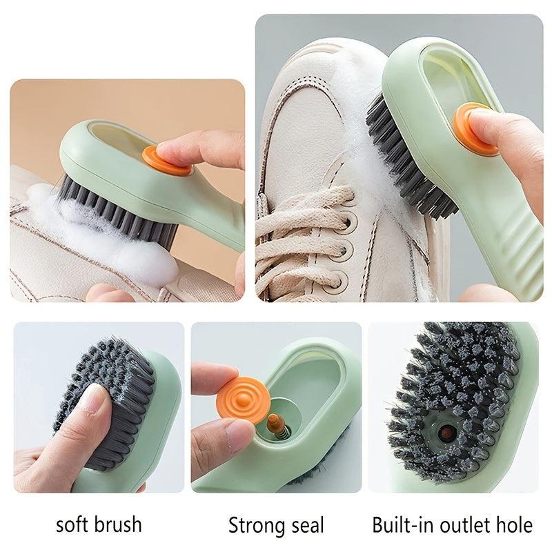 Plastic Shoe Cleaning Brush Soft Bristled Scrubbing Brush