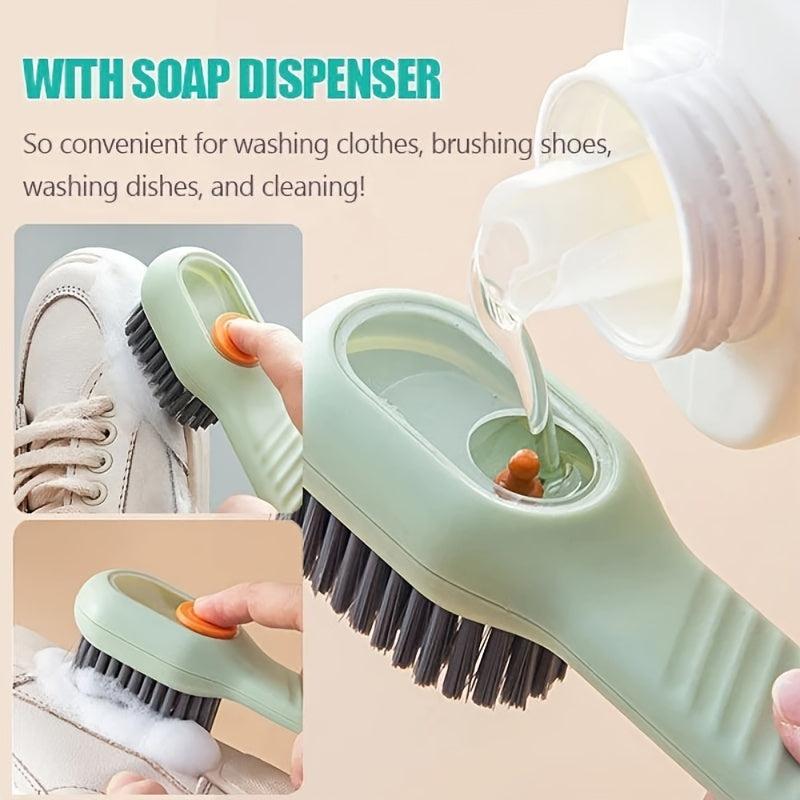 Plastic Shoe Cleaning Brush Soft Bristled Scrubbing Brush