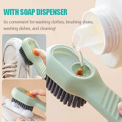 Plastic Shoe Cleaning Brush Soft Bristled Scrubbing Brush