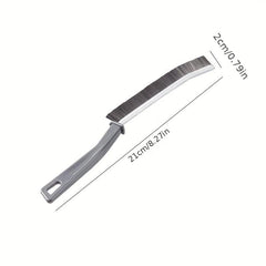 Long Handle Hard Bristle Groove Cleaning Brush