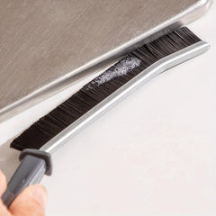 Long Handle Hard Bristle Groove Cleaning Brush