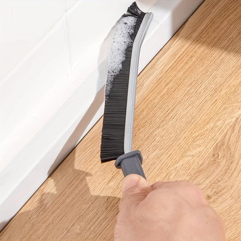 Long Handle Hard Bristle Groove Cleaning Brush