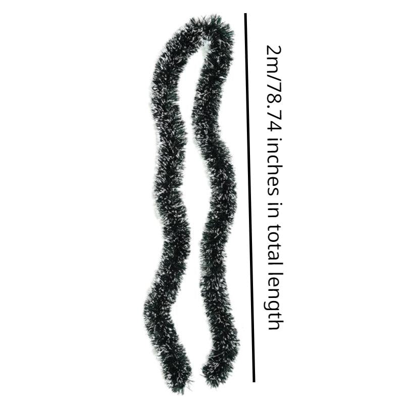 Christmas Tree Dark Green Rattan Twig Door Ring Decoration