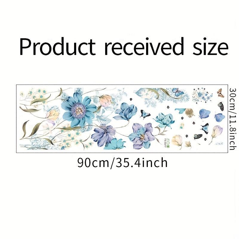 Flower Butterfly Wall Sticker Bedroom Entrance Home Decoration