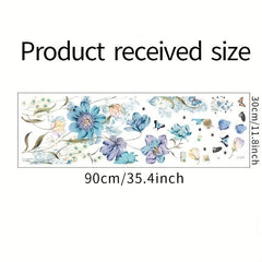 Flower Butterfly Wall Sticker Bedroom Entrance Home Decoration