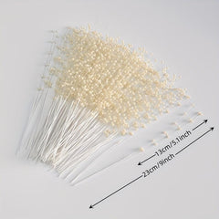 4mm Pearl Spray Bead Wedding Bouquet for Bridal Flowers - 20 50 100 Stems