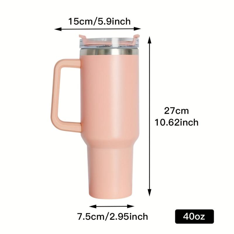 40oz Stainless Steel Vacuum Tumbler Set - Teacher Gift