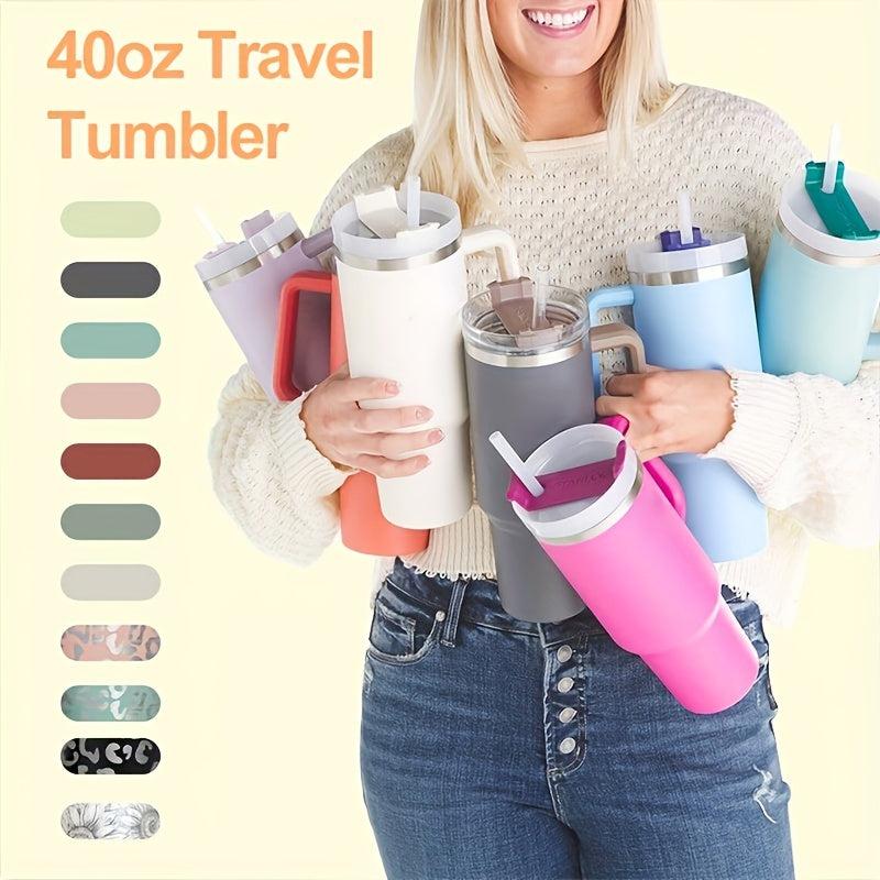 40oz Stainless Steel Vacuum Tumbler Set - Teacher Gift