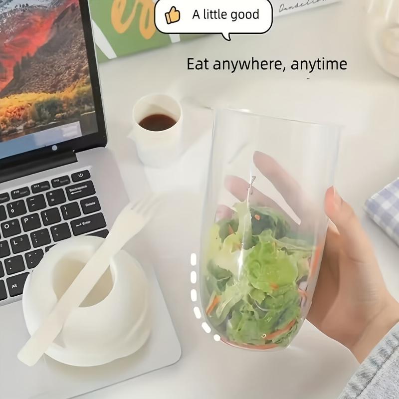 Fresh Salad Cup 1000ml Portable Meal Shaker Cup