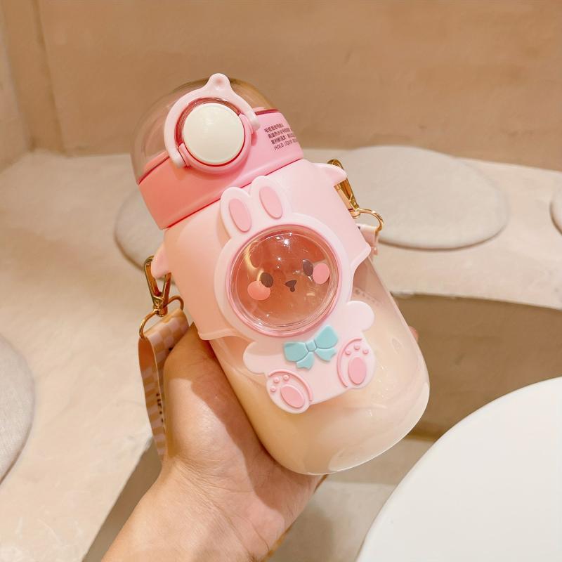 Cute Cartoon Straw Water Cup 23oz for Kids & Adults