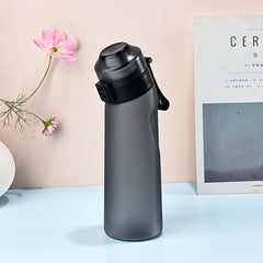 650ml Sports Water Bottle with Flavor Pods Portable Travel Cup