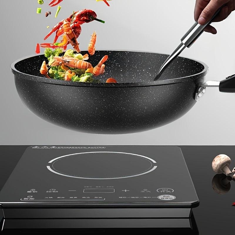 11'' Non Stick Cast Iron Skillet for Gas Stove & Induction Cooker