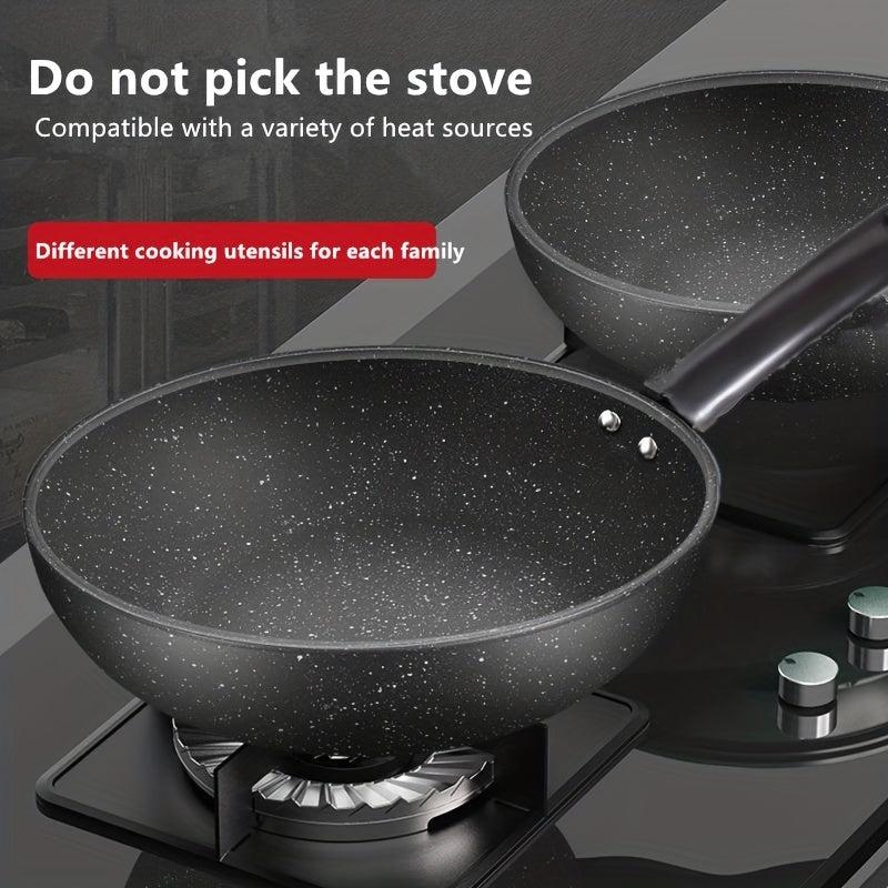 11'' Non Stick Cast Iron Skillet for Gas Stove & Induction Cooker