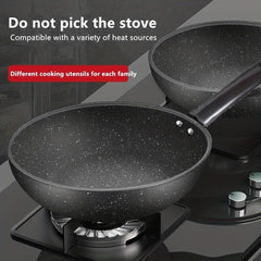 11'' Non Stick Cast Iron Skillet for Gas Stove & Induction Cooker