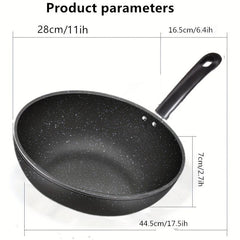 11'' Non Stick Cast Iron Skillet for Gas Stove & Induction Cooker