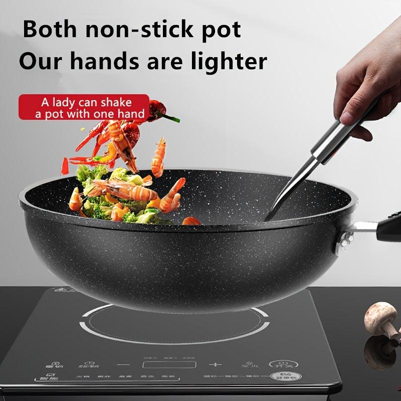 11'' Non Stick Cast Iron Skillet for Gas Stove & Induction Cooker