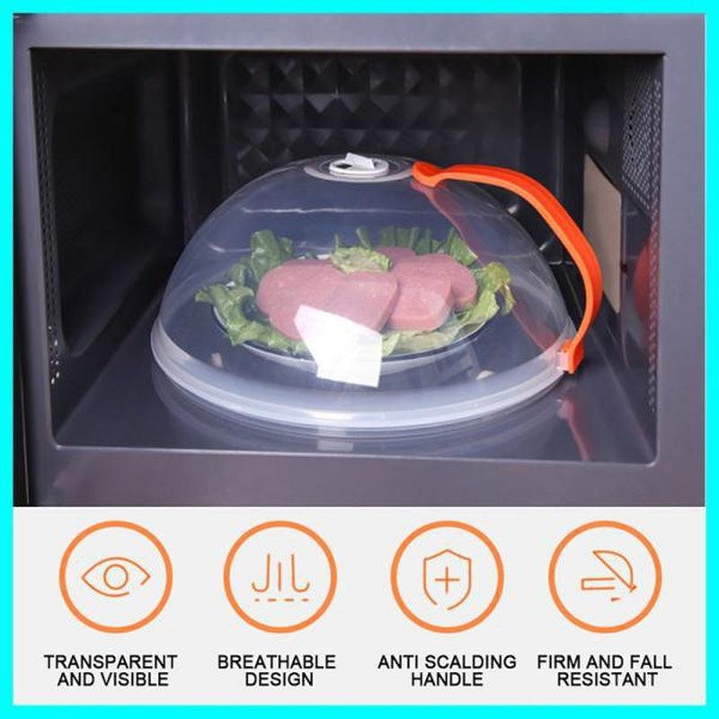 Microwave Plate Food Guard Lid with Handle