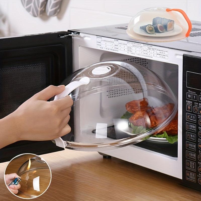 Microwave Plate Food Guard Lid with Handle