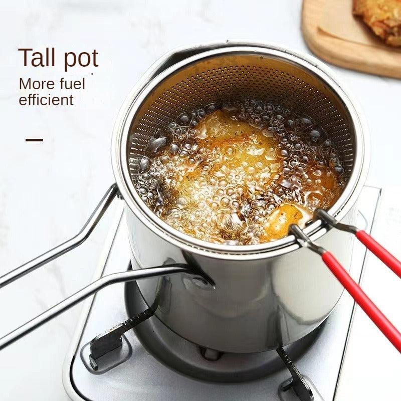Japanese Tempura Frying Pot for French Fries, Chicken & More