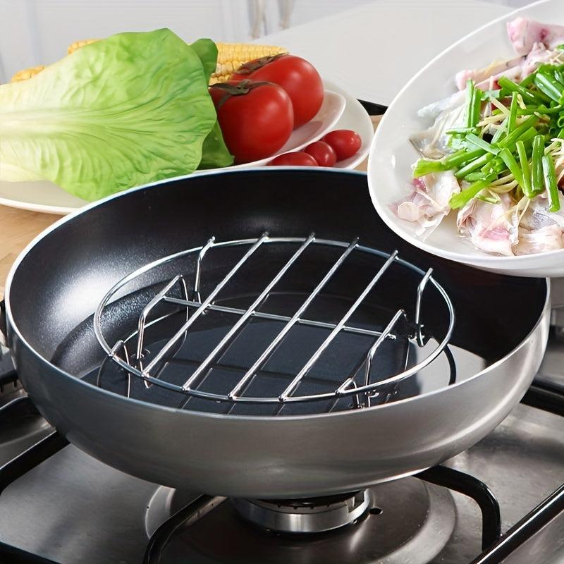 Stainless Steel Steaming and Cooling Rack for Kitchen Cooking