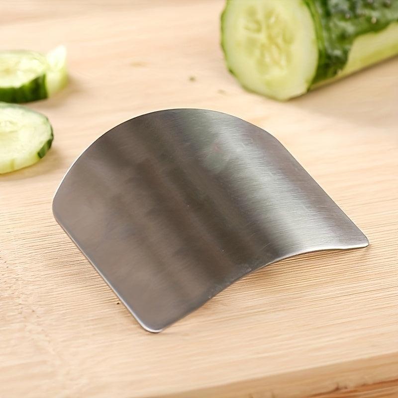 Stainless Steel Finger Guard for Safe Slicing and Cutting Vegetables
