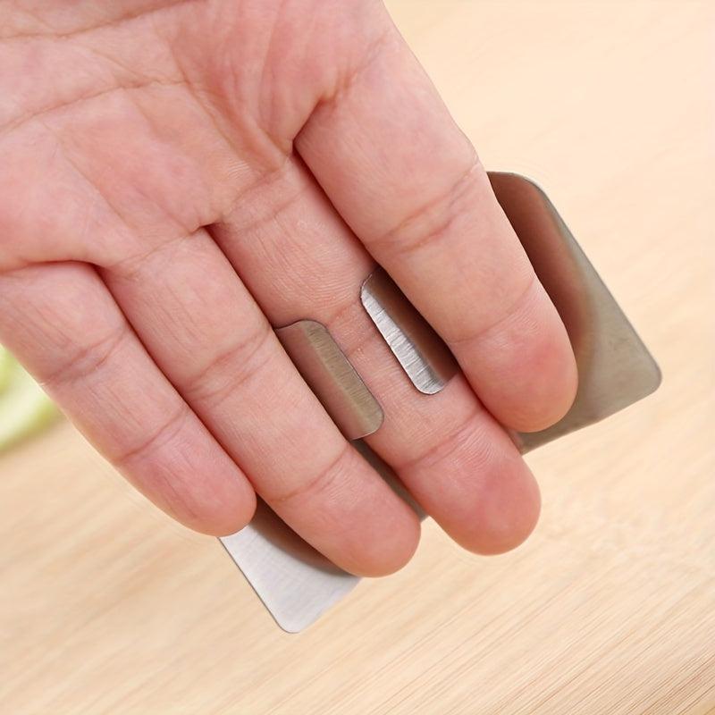 Stainless Steel Finger Guard for Safe Slicing and Cutting Vegetables