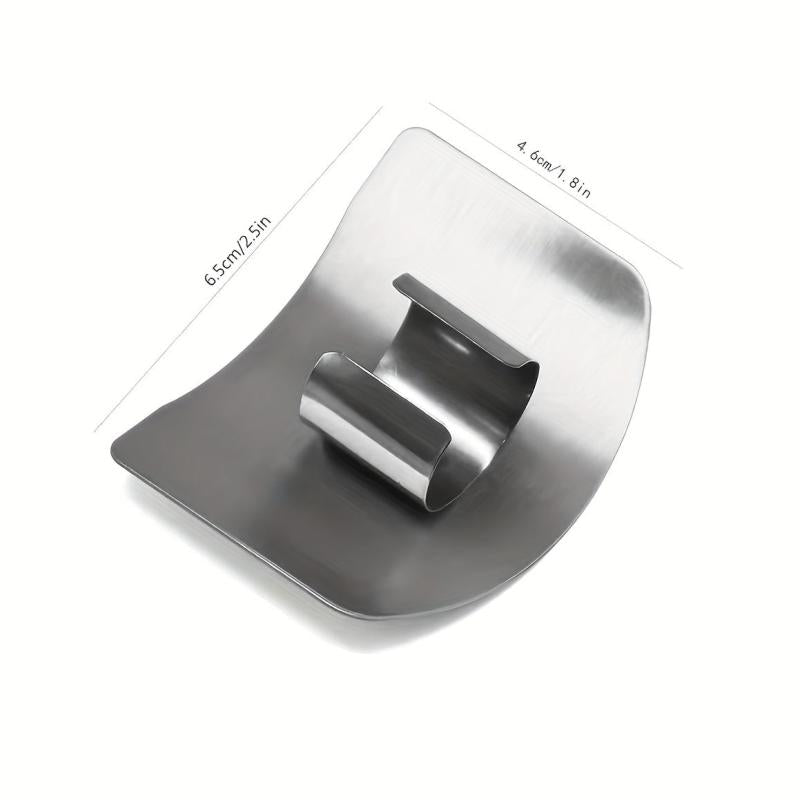 Stainless Steel Finger Guard for Safe Slicing and Cutting Vegetables