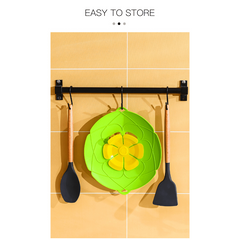 Silicone Pot Lids Spill Stopper No Boil Over Lid Cover Anti Spill Lid