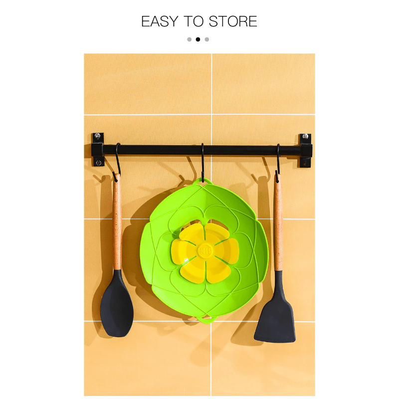 Silicone Lid Spill Stopper Cooking Steamer Splash Guard Cover