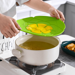 Silicone Lid Spill Stopper Cooking Steamer Splash Guard Cover