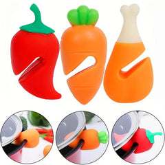 3Pcs Lid Lifts Creative Chicken Leg Shape Spill Preventer