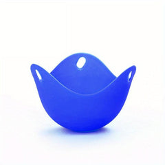 4pcs Silicone Egg Cooker Non Stick Poacher Steamed Egg Tray Kitchen Gadgets