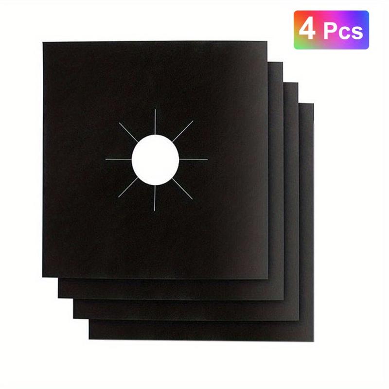 8pcs Non Stick Stove Burner Covers 10.6 X 10.6 Double Thickness BPA