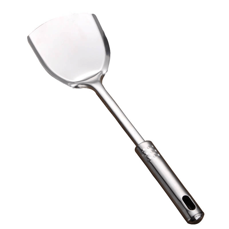 Heat-Resistant Stainless Steel Cooking Shovel with Long Handle