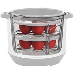 Instant Pot Silicone Egg Bites Pan With Lid 6 & 8 Quart Red