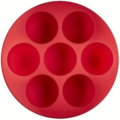 Instant Pot Silicone Egg Bites Pan With Lid 6 & 8 Quart Red