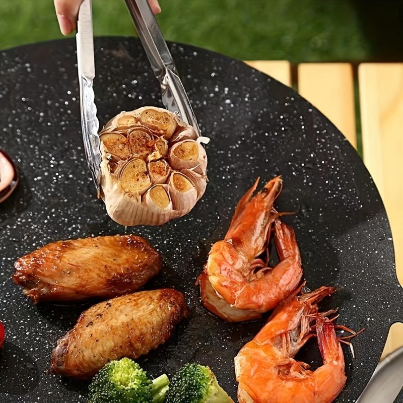 Non stick Medical Stone Grill Pan BBQ Tool Kitchen Gad