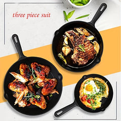 Cast Iron Frying Pan Non stick Breakfast Omelet Pan