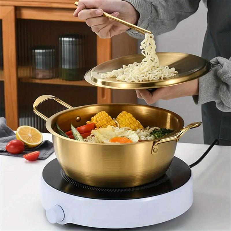 Stainless Steel Pot for Soup Ramen Instant Noodles Hot Pots