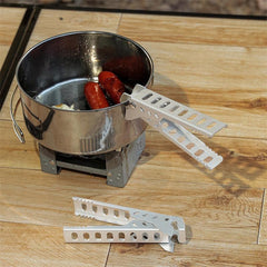 1pc Gripper Clips Tongs Dish Clamp Pot Pan Gripper Clip Hot Dish Plate Bowl