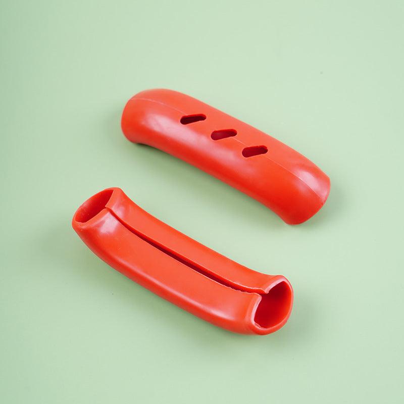 2pcs Silicone Handle Holder Grip Cast Iron Skillet Covers Heat Resistant