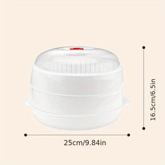 1pc Microwave Steamer 24 1 Tier 2 Tiers Cooker Kitchen Gadgets