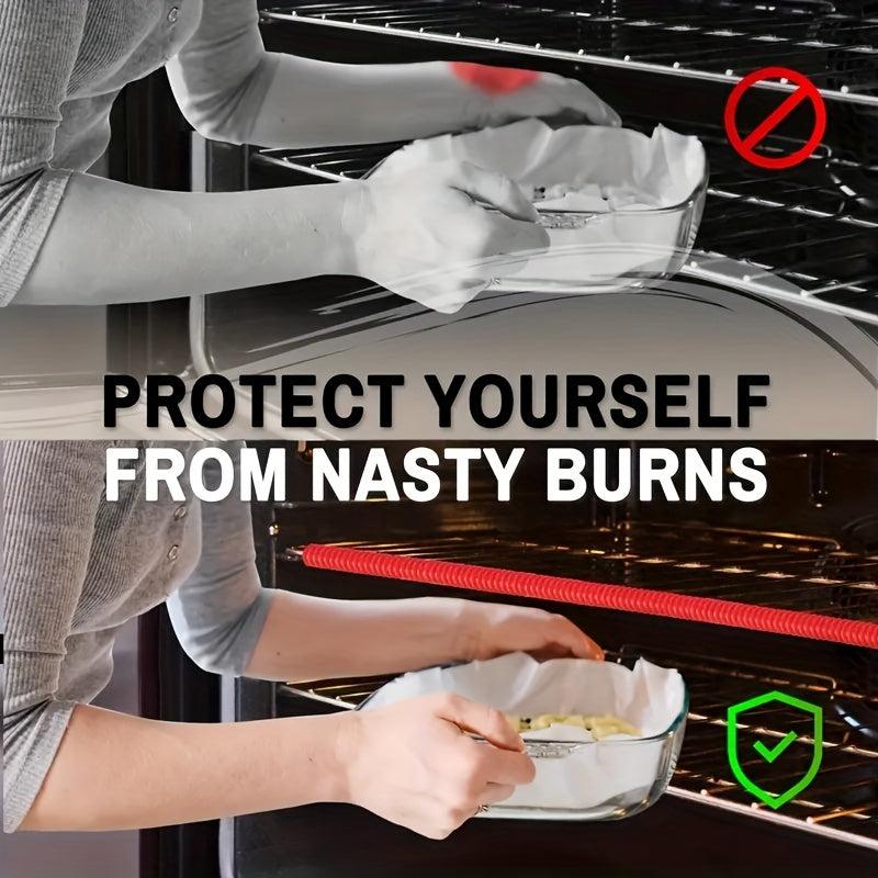 Silicone Oven Rack Protectors Heat Insulation Strip Oven Anti Scald Rack Protect