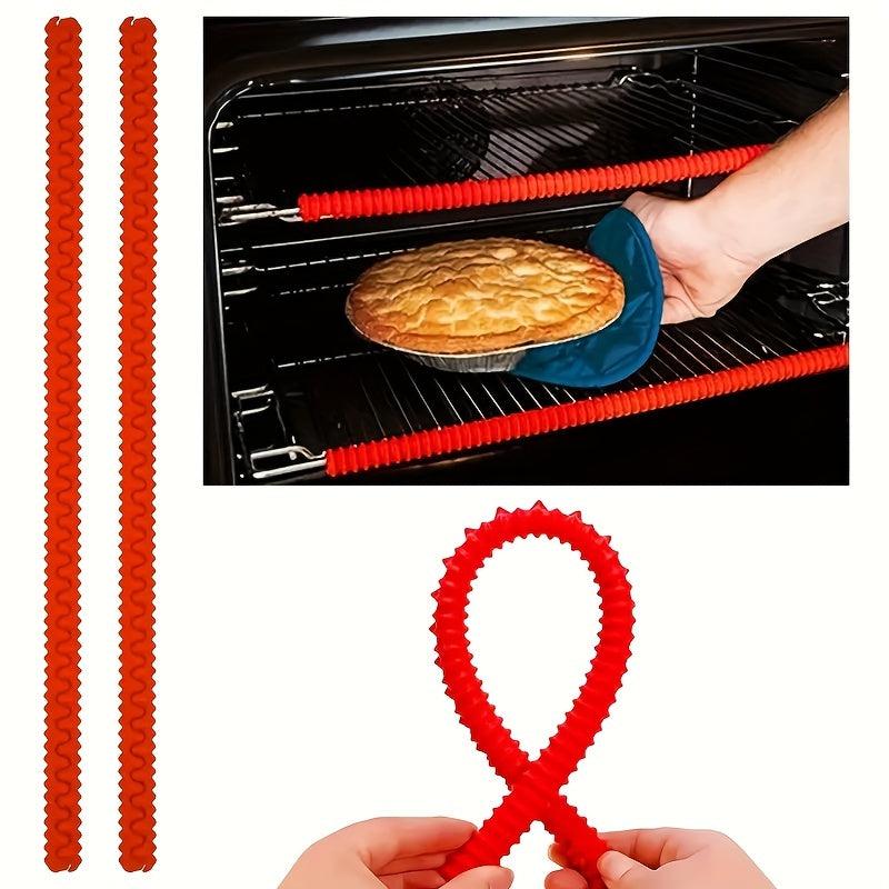 Silicone Oven Rack Protectors Heat Insulation Strip Oven Anti Scald Rack Protect
