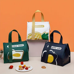 Lunch Box Bag Aluminum Foil Bento Bag Waterproof Thermal Bag Cartoon Design