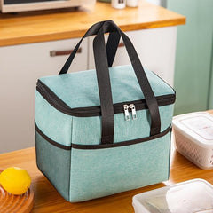 Insulated Lunch Bag for Student & Office Worker, Large Capacity Picnic Bag