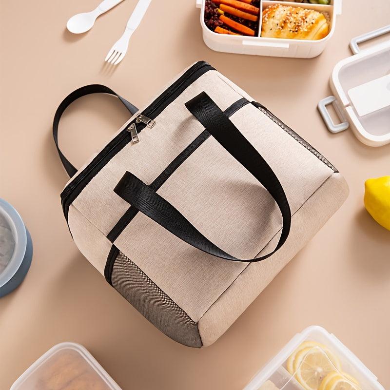 Insulated Lunch Bag for Student & Office Worker, Large Capacity Picnic Bag