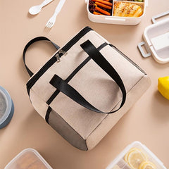Insulated Lunch Bag for Student & Office Worker, Large Capacity Picnic Bag