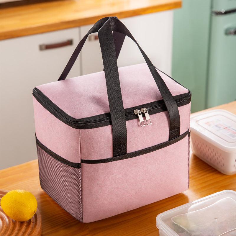 Insulated Lunch Bag for Student & Office Worker, Large Capacity Picnic Bag
