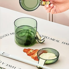 1pc Rotisserie Vinegar Saucer Dish Plastic Sauce Dish Food Sauce Dish
